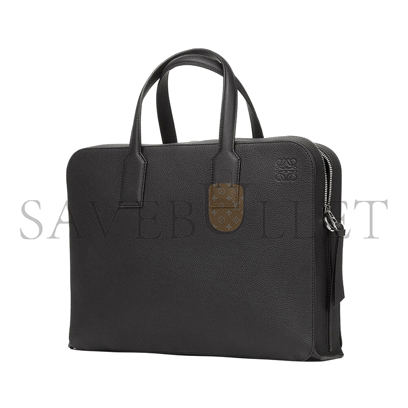 LOEWE GOYA THIN BRIEFCASE IN SOFT GRAINED CALFSKIN 337.12.P57 (38*27.5*7.5cm)